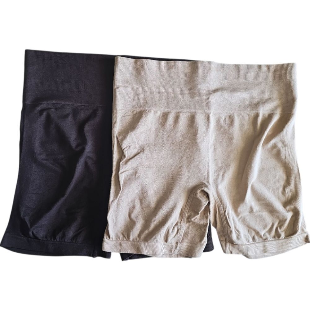 Flex Own It Shapewear Shorts 2-Pack XL High Waist Compression Seamless Support